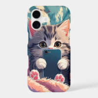Selfie Time – Cute Kittens with Phones