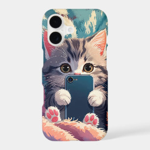 Selfie Time – Cute Kittens with Phones
