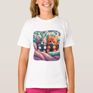 Selfie Time – Cute Kittens with Phones T-Shirt