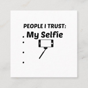 SELFIE TRUST SQUARE BUSINESS CARD