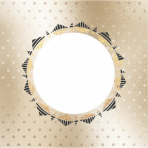 Selfie Vinyl Custom Cut Sticker in Gold Colour