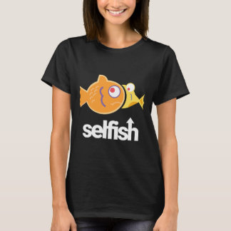 Selfish Little Fish Trying To Eat Big Fish A Selfi T-Shirt