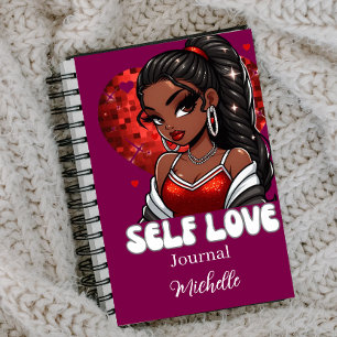 Selflove: Black Woman woman history month Notebook