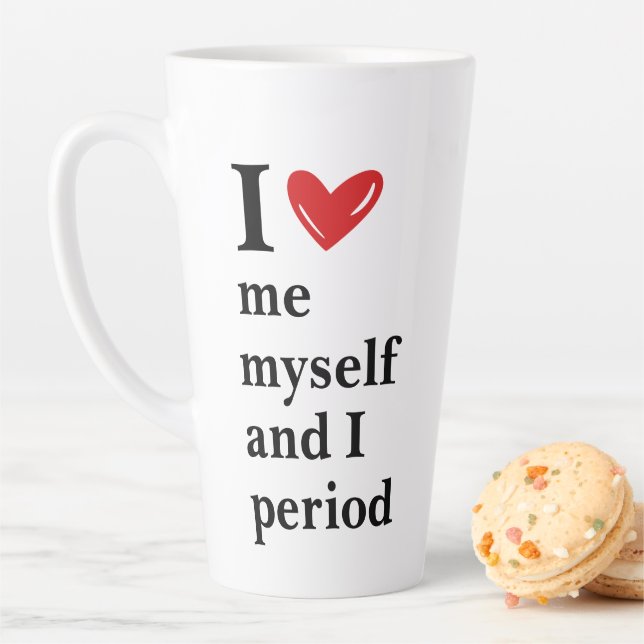 Selflove Valentine's Day  Latte Mug (In Situ)