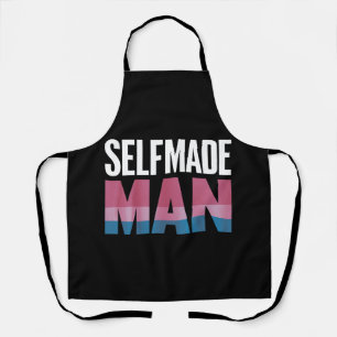 Selfmade Man Transgender Trans Pride Flag Transsex Apron