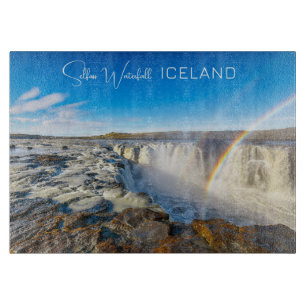 Selfoss Waterfall, Iceland Cutting Board