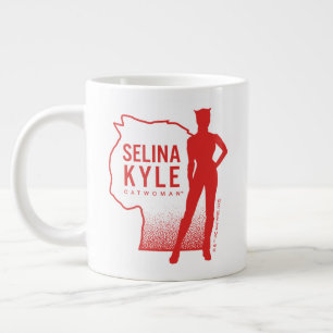 Selina Kyle Catwoman Outline Logo Large Coffee Mug