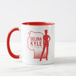 Selina Kyle Catwoman Outline Logo Mug