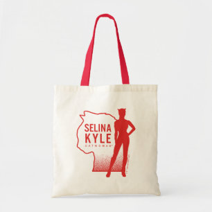 Selina Kyle Catwoman Outline Logo Tote Bag