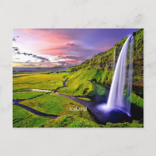 Seljalandfoss, Iceland Postcard