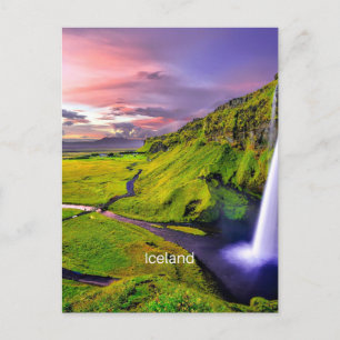 Seljalandfoss, Iceland Postcard