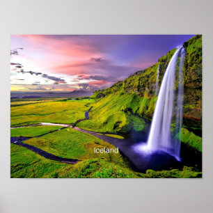 Seljalandfoss, Iceland Poster
