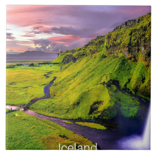 Seljalandfoss, Iceland Tile