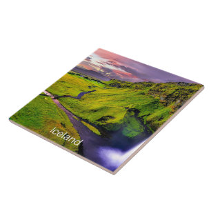 Seljalandfoss, Iceland Tile