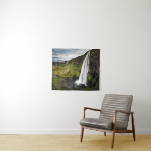 Seljalandsfoss Waterfall Iceland Tapestry