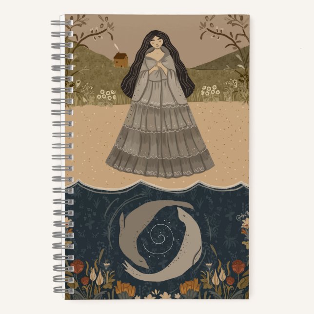 Selkie Tapestry A5 Notebook (Front)