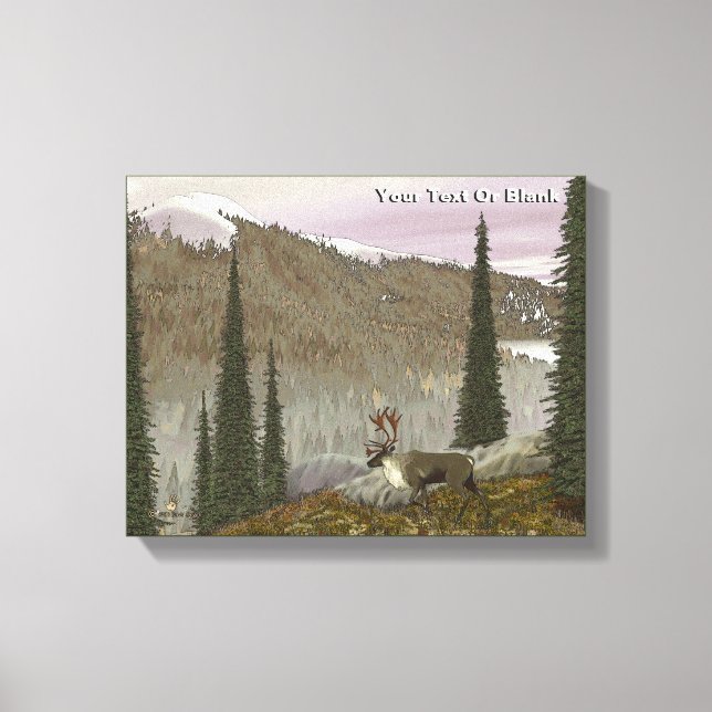 Selkirk Caribou Canvas Print (Front)