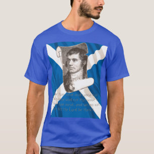 Selkirk Grace Burns Night And Scottish Saltire T-Shirt