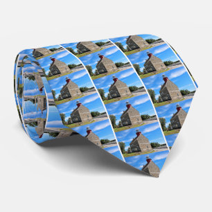 Selkirk Lighthouse, New York Mens Tie
