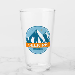 Selkirk Mountains British Columbia Stars Moon Glass