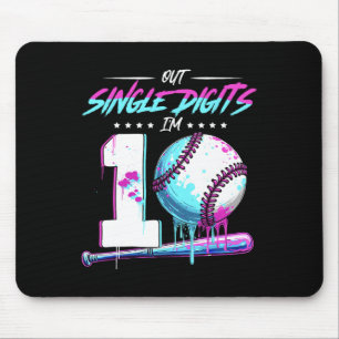 Sell 10 Years Old Birthday Double Digits 10 Birthd Mouse Mat