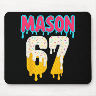 Sell 6 7 Ice Cream Drip Number 67 Funny Six Seven Mouse Mat