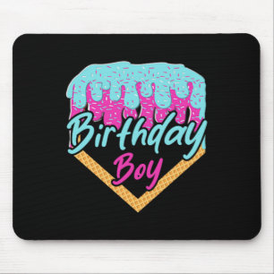 Sell 7 Year Old Ice Cream Drip 7th Birthday Boy Nu Mouse Mat