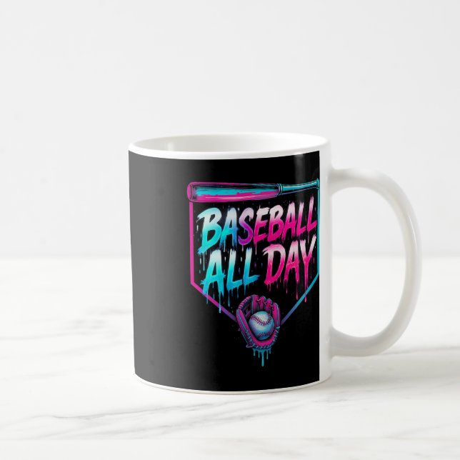 Sell All Day Ice Cream Dripping Sell Home Plate Dr Coffee Mug (Right)