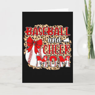 Sell And Cheer Mom Leopard Cheerleading And Sell M Card