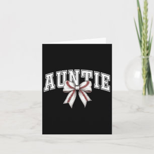Sell Auntie Coquette Bow Game Day Mother's Day Aun Card