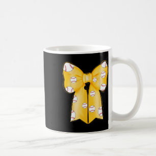 Sell Bow Coquette Funny Sell Lover Yellow Team Coffee Mug