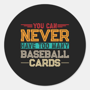 Sell Card Collector 1 Classic Round Sticker