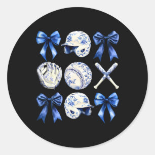 Sell Coquette Bow Sell Mama Sell Mum Mothers Day 4 Classic Round Sticker