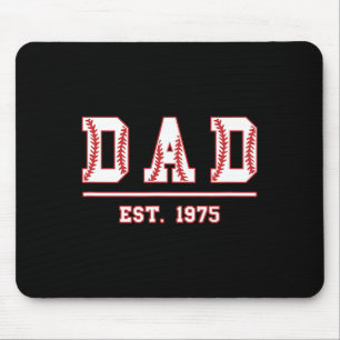 Sell Dad Est. 1975 Softll Fathers Day Birthday Vin Mouse Mat