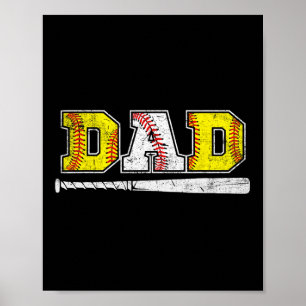 Sell Dad Softll Father's Day Daddy Sport Lovers Poster