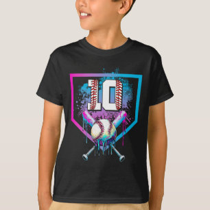 Sell Drip 10th Birthday Home Plate Boy Youth 10 Ye T-Shirt
