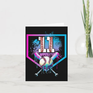Sell Drip 11th Birthday Home Plate Boy Youth 11 Ye Card