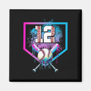 Sell Drip 12th Birthday Home Plate Boy Youth 12 Ye Magnet