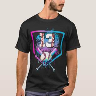Sell Drip 13th Birthday Home Plate Boy Youth 13 Ye T-Shirt