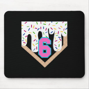 Sell Drip 6th Birthday Home Plate Boys Youth 6 Yea Mouse Mat