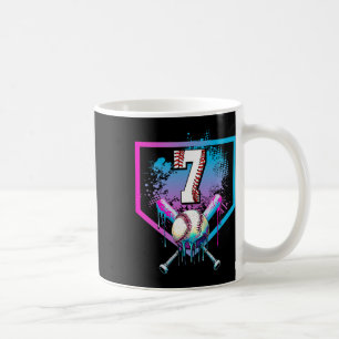 Sell Drip 7th Birthday Home Plate Boys Youth 7 Yea Coffee Mug