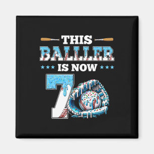 Sell Drip 7th Birthday Party Boy Sport Fan 7 Years Magnet