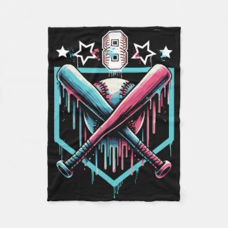 Sell Drip 8th Birthday Boys Number 8 Youth 8 Year Fleece Blanket