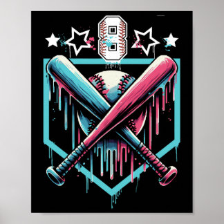 Sell Drip 8th Birthday Boys Number 8 Youth 8 Year Poster