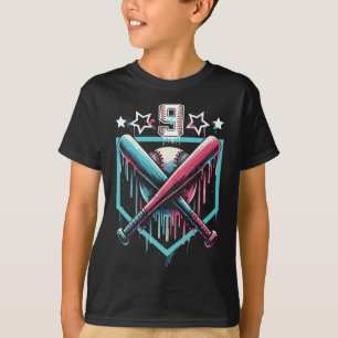 Sell Drip 9th Birthday Boys Number 9 Youth 9 Year T-Shirt