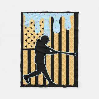 Sell Drip Boys Dripping Ice Cream Sell American Fl Fleece Blanket