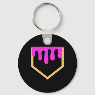 Sell Drip Boys Home Plate Ice Cream Drip Youth Key Ring