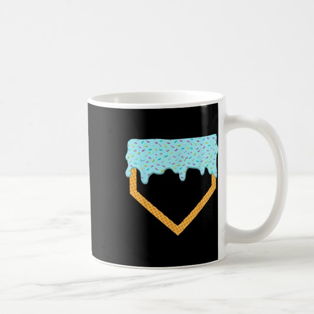 Sell Drip Boys Home Plate Ice Cream Sport Players  Coffee Mug (Right)