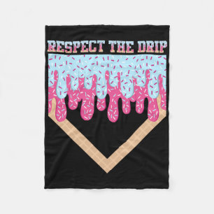 Sell Drip Boys Home Plate Ice Cream Sprinkles Spor Fleece Blanket