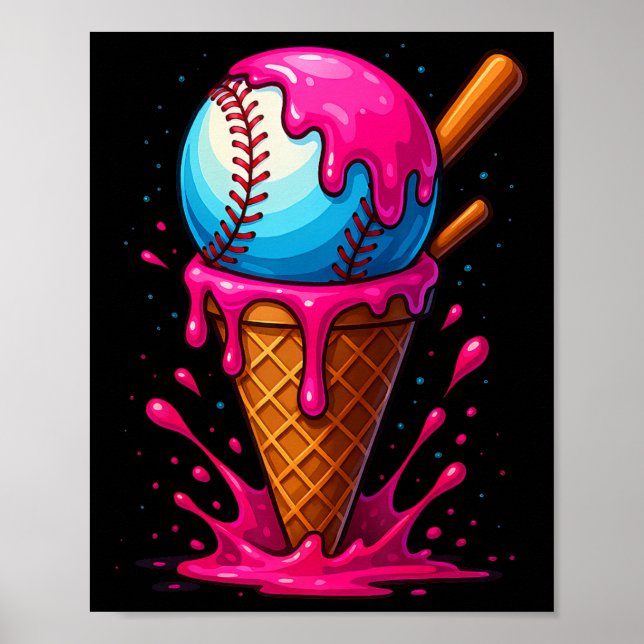 Sell Drip Boys Ice Cream Cone Drip Sell  Poster (Front)